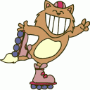 rollerblades איור לימוד רולר בליידס במוטוריקל